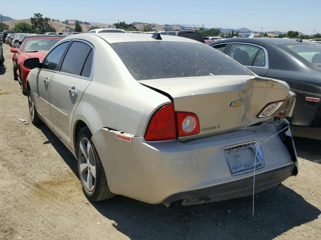 1G1ZC5E0XCF130303 - 2012 CHEVROLET MALIBU 1LT 金色 照片 3