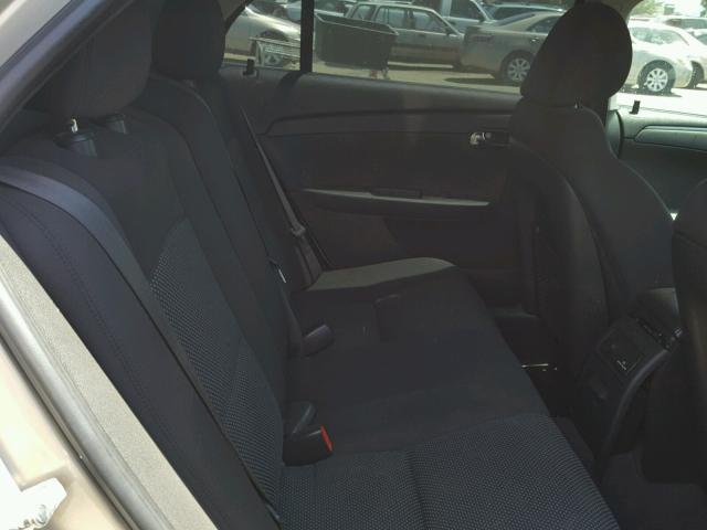 1G1ZC5E0XCF130303 - 2012 CHEVROLET MALIBU 1LT 金色 照片 6