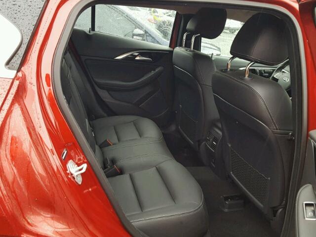 SJKCH5CR8HA022005 - 2017 INFINITI QX30 BASE BURGUNDY photo 6