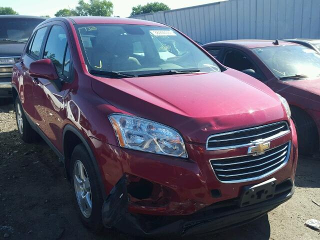 KL7CJPSB8FB177696 - 2015 CHEVROLET TRAX 1LS RED photo 1