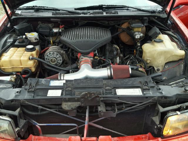 1G1BL52P9TR107063 - 1996 CHEVROLET CAPRICE / RED photo 7