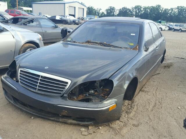 WDBNG70J44A403643 - 2004 MERCEDES-BENZ S 430 BLACK photo 2