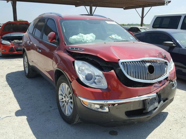 5GAKVCED7CJ346652 - 2012 BUICK ENCLAVE RED photo 1