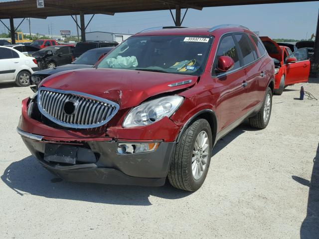 5GAKVCED7CJ346652 - 2012 BUICK ENCLAVE RED photo 2