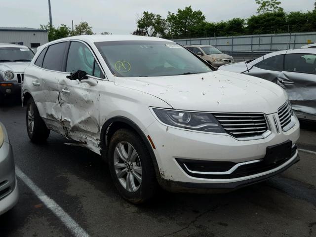 2LMTJ8JRXGBL80799 - 2016 LINCOLN MKX PREMIE WHITE photo 1