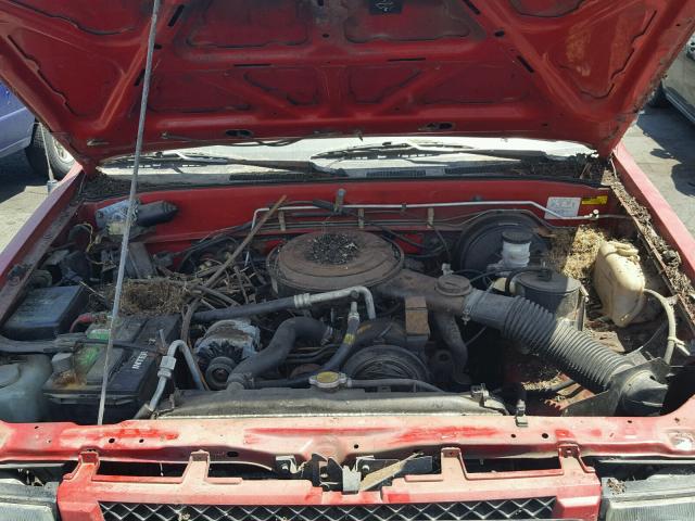 4S2CG58Z8N4312600 - 1992 ISUZU RODEO S RED photo 7