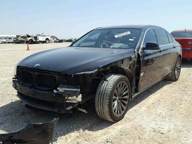 WBAKB4C53BC574530 - 2011 BMW 740 LI BLACK photo 2