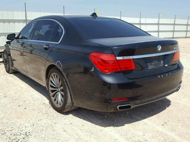 WBAKB4C53BC574530 - 2011 BMW 740 LI BLACK photo 3