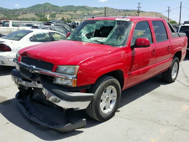 3GNEC12Z35G255959 - 2005 CHEVROLET AVALANCHE RED photo 2