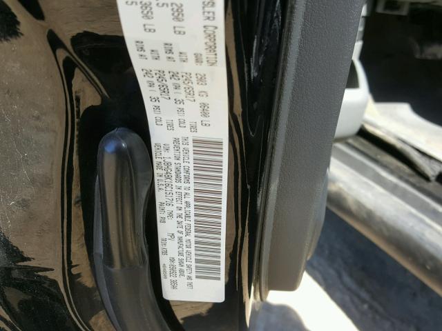 1J8HG48K16C151716 - 2006 JEEP COMMANDER 黑色 照片 10