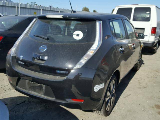 1N4BZ0CP1GC303259 - 2016 NISSAN LEAF SV BLACK photo 4