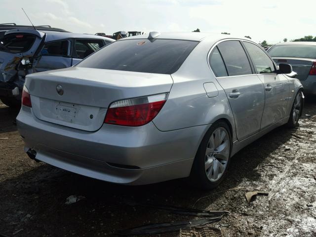 WBANB33554B110204 - 2004 BMW 545 I SILVER photo 4