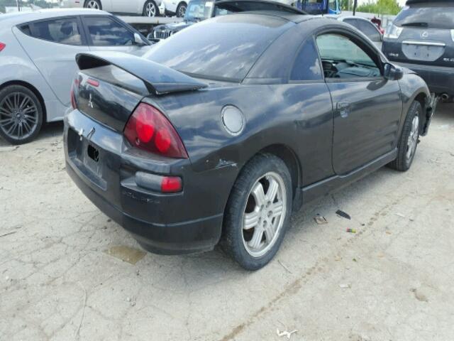 4A3AC84L6YE146395 - 2000 MITSUBISHI ECLIPSE GT BLACK photo 4