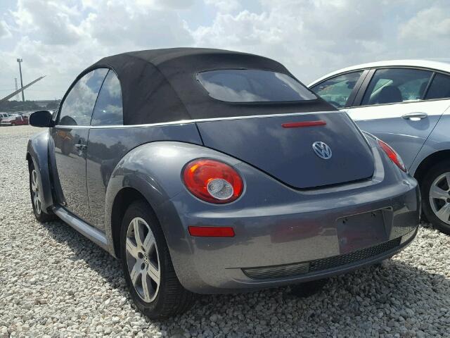 3VWRF31Y56M331137 - 2006 VOLKSWAGEN NEW BEETLE 灰色 照片 3