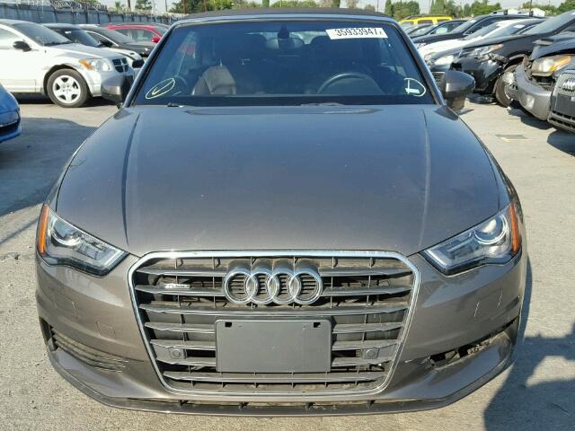 WAU3FLFF3F1056815 - 2015 AUDI A3 2.0 PRE GRAY photo 9