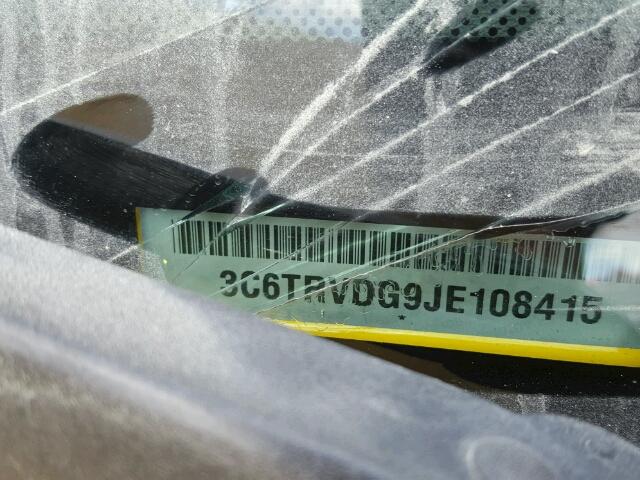 3C6TRVDG9JE108415 - 2018 RAM PROMASTER 黄色 照片 10