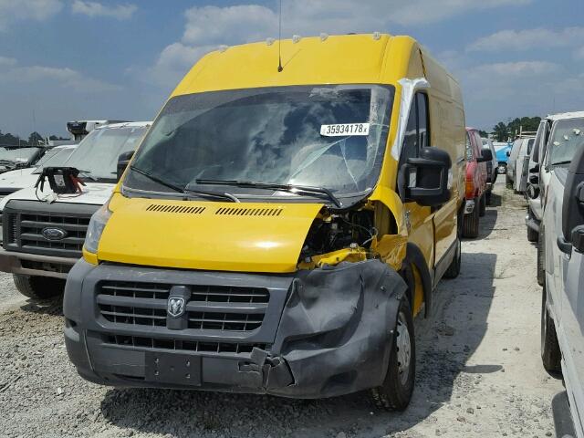 3C6TRVDG9JE108415 - 2018 RAM PROMASTER 黄色 照片 2