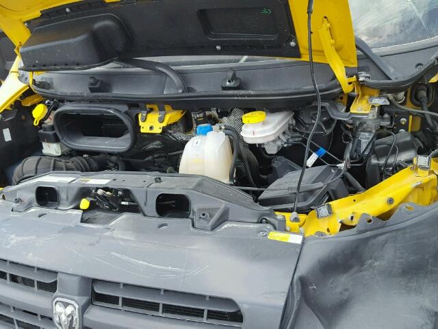 3C6TRVDG9JE108415 - 2018 RAM PROMASTER 黄色 照片 7