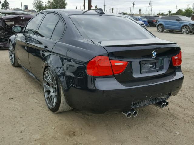 WBSPM9C54BE202904 - 2011 BMW M3 BLACK photo 3