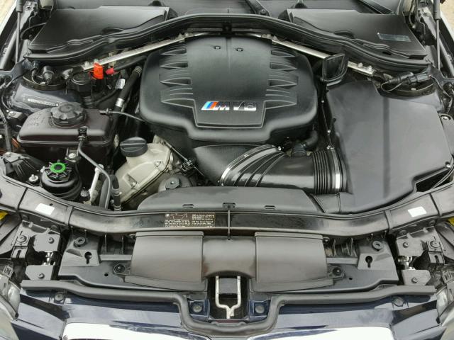 WBSPM9C54BE202904 - 2011 BMW M3 BLACK photo 7