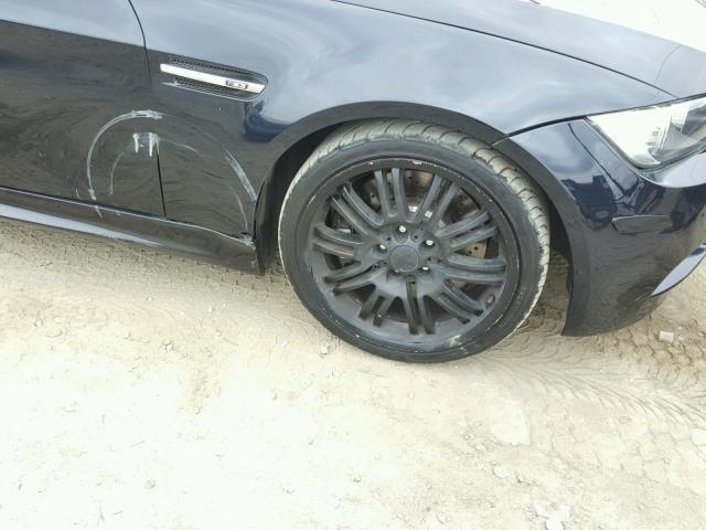 WBSPM9C54BE202904 - 2011 BMW M3 BLACK photo 9