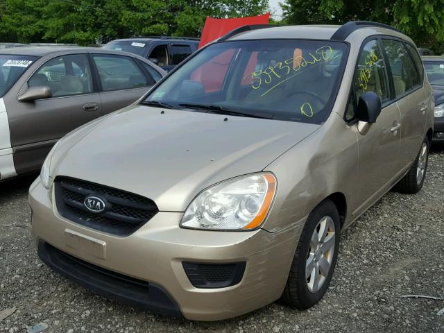 KNAFG526687126240 - 2008 KIA RONDO LX TAN photo 2