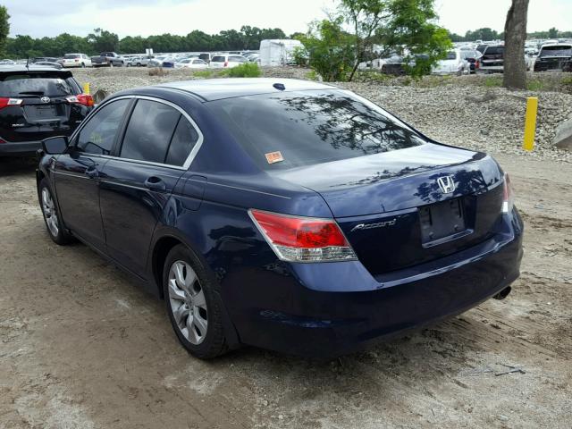 1HGCP2F86AA104071 - 2010 HONDA ACCORD EXL BLUE photo 3