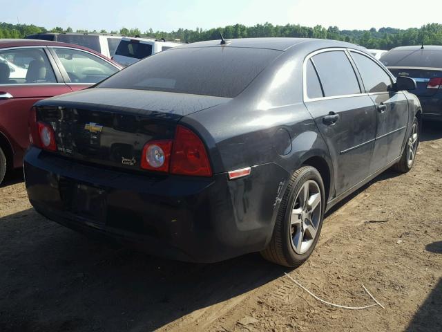 1G1ZB5E1XBF298081 - 2011 CHEVROLET MALIBU LS შავი ფოტო 4