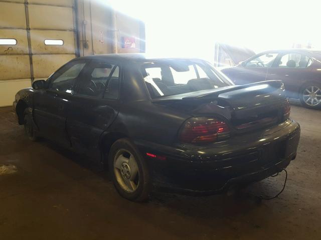 1G2NW52M7WC740822 - 1998 PONTIAC GRAND AM G BLACK photo 3