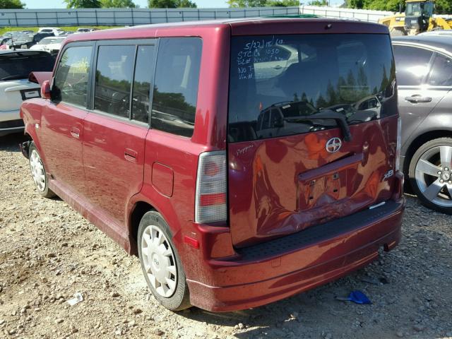 JTLKT324X64087042 - 2006 TOYOTA SCION XB 栗色 照片 3