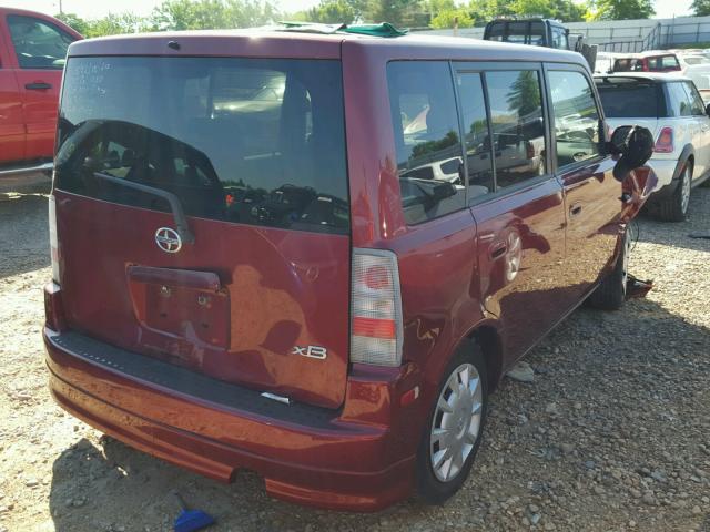 JTLKT324X64087042 - 2006 TOYOTA SCION XB 栗色 照片 4