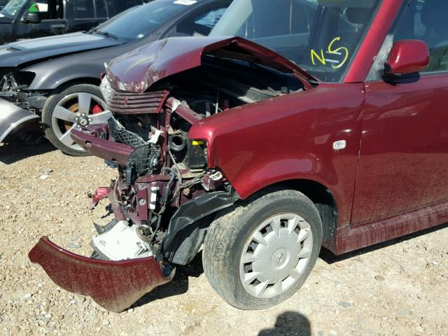 JTLKT324X64087042 - 2006 TOYOTA SCION XB 栗色 照片 9
