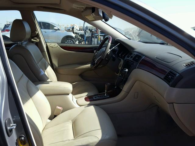 JTHBF30G320007760 - 2002 LEXUS ES 300 GRAY photo 5