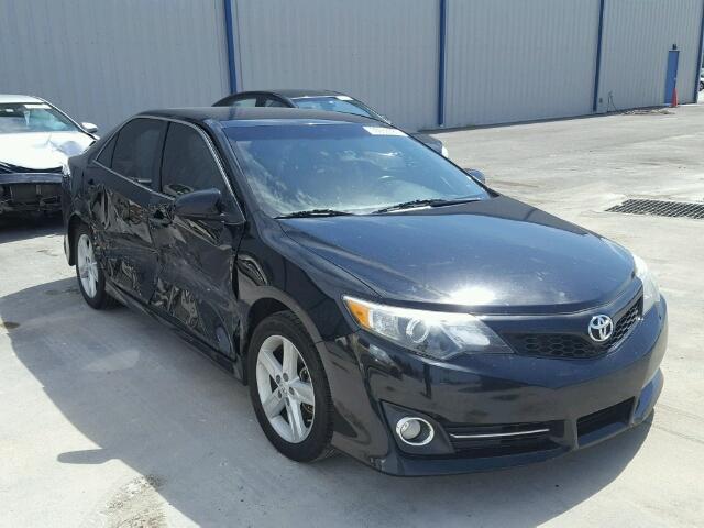 4T1BF1FK7CU174355 - 2012 TOYOTA CAMRY BASE BLACK photo 1