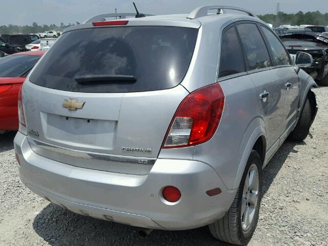 3GNAL4EK7ES632837 - 2014 CHEVROLET CAPTIVA LT SILVER photo 4