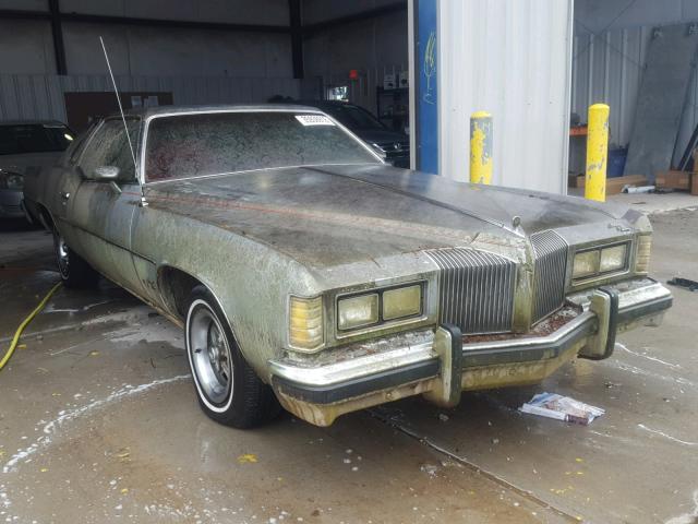 2K57Z6A190296 - 1976 PONTIAC GRAND PRIX GRAY photo 1