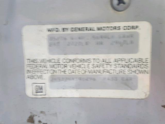 2K57Z6A190296 - 1976 PONTIAC GRAND PRIX GRAY photo 10