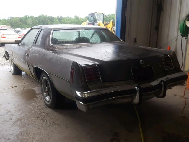 2K57Z6A190296 - 1976 PONTIAC GRAND PRIX GRAY photo 3