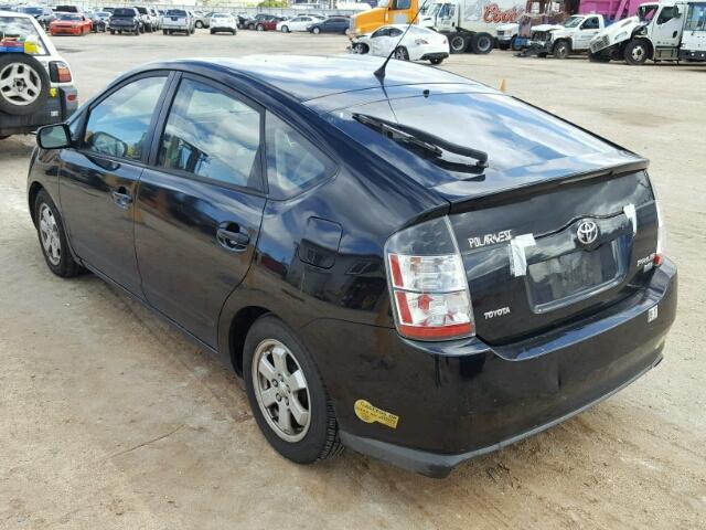 JTDKB20U153107971 - 2005 TOYOTA PRIUS BLACK photo 3