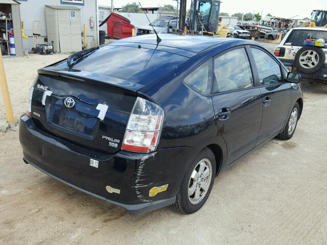 JTDKB20U153107971 - 2005 TOYOTA PRIUS BLACK photo 4