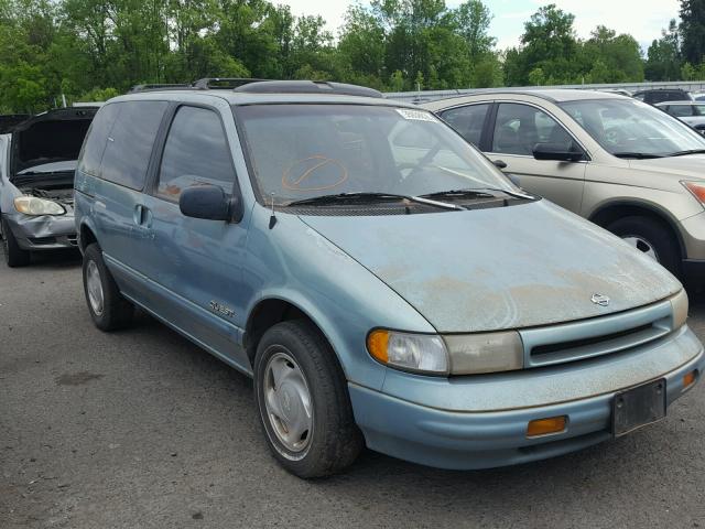 4N2DN11W7PD825383 - 1993 NISSAN QUEST GXE BLUE photo 1