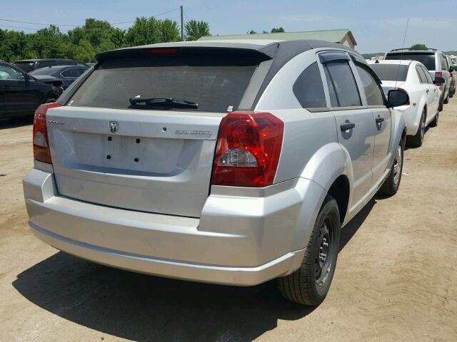 1B3HB28A49D172870 - 2009 DODGE CALIBER SE SILVER photo 4