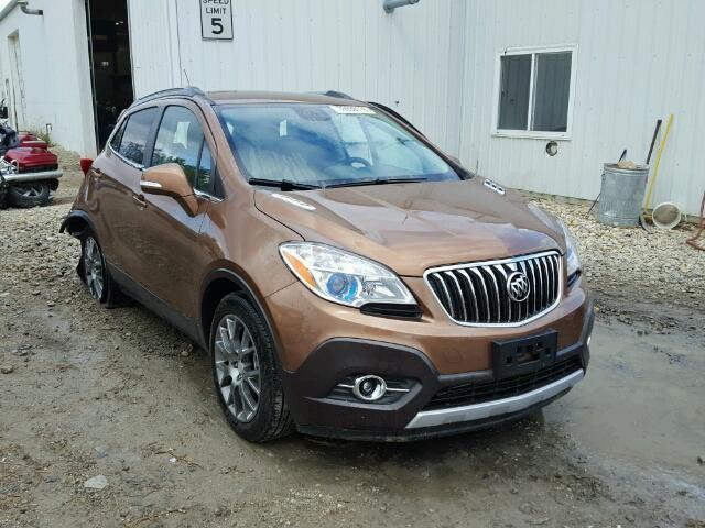 KL4CJ1SM4GB563139 - 2016 BUICK ENCORE SPO BROWN photo 1