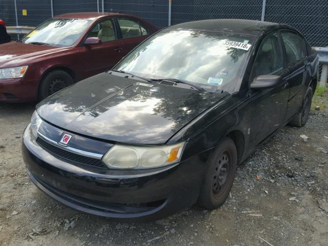 1G8AZ52F54Z102253 - 2004 SATURN ION LEVEL BLACK photo 2