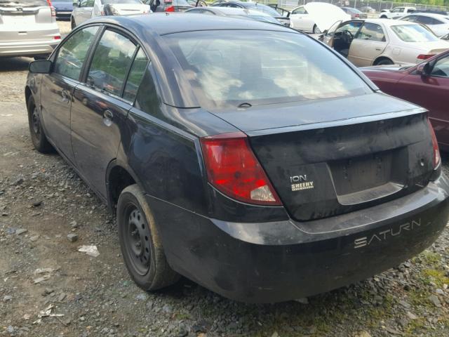1G8AZ52F54Z102253 - 2004 SATURN ION LEVEL BLACK photo 3