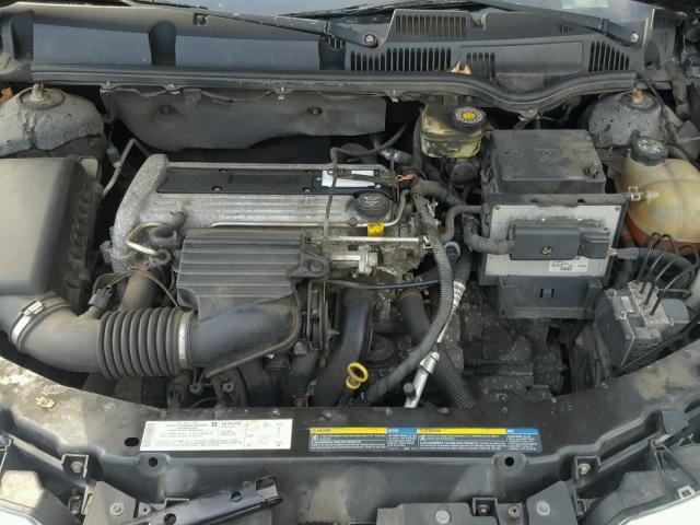 1G8AZ52F54Z102253 - 2004 SATURN ION LEVEL BLACK photo 7