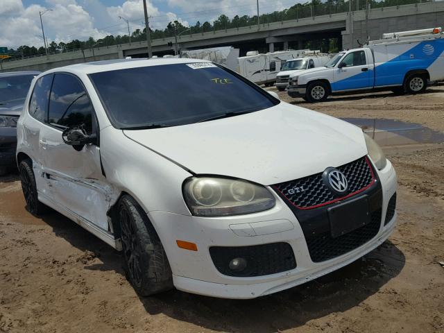 WVWFV71K76W099247 - 2006 VOLKSWAGEN NEW GTI WHITE photo 1