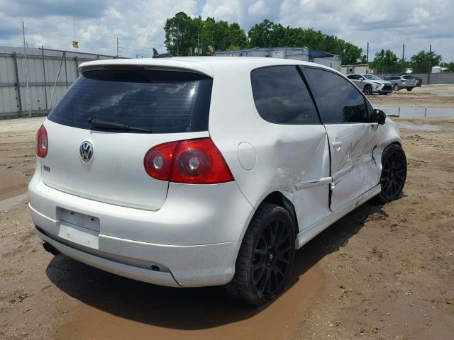 WVWFV71K76W099247 - 2006 VOLKSWAGEN NEW GTI WHITE photo 4