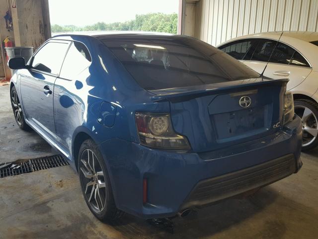 JTKJF5C79E3072855 - 2014 TOYOTA SCION TC 蓝色 照片 3