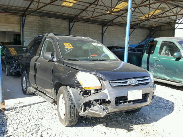 KNDJF723677427154 - 2007 KIA SPORTAGE E BLACK photo 1